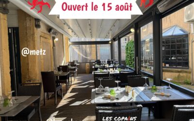 Ouvert le 15 août………